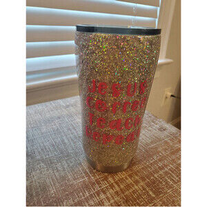 Jesus Coffee Teach Repeat Tumbler